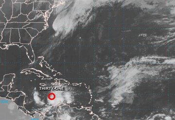 Se forma en el Caribe la depresión tropical 31