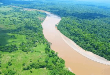 Continúa descendiendo el nivel del rio Usumacinta