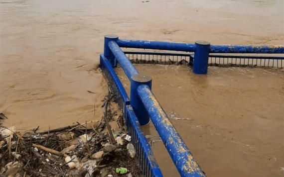 Alerta en Jalapa por incremento del Río de la Sierra 