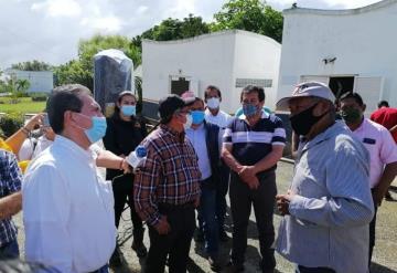 Supervisa alcalde de Centro potabilizadora Dos Montes