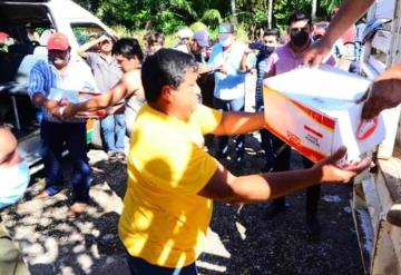 Autoridades responden a peticiones de los ciudadano y envían ayuda humanitaria a Ranchería El Espino