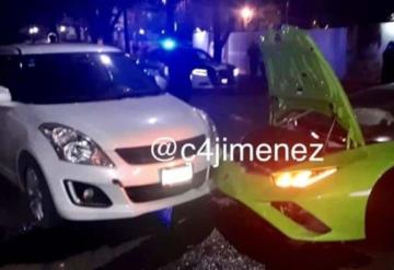 VIDEO: Joven sale por la ventana tras impactar Lamborghini en Polanco