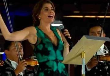 ¡La segunda es la vencida! Itatí Cantoral volvió a cantar La Guadalupana en la Basílica