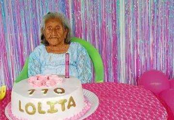  Doña Lolita, originaria de Tacotalpa, cumple 110 años