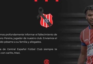 Club  Central Español de luto, hallan sin vida a jugador