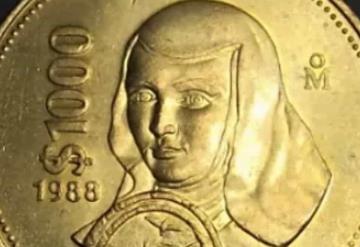 Moneda de Sor Juana se vende hasta en 10 mil  pesos en internet