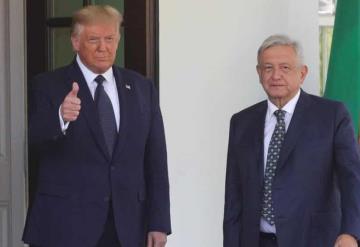 Trump agradecido con Amlo