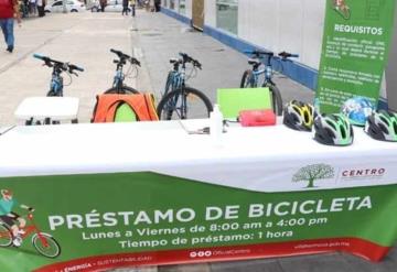 Reubican servicio de préstamo de bicicletas al público, del parque La Choca a la zona luz