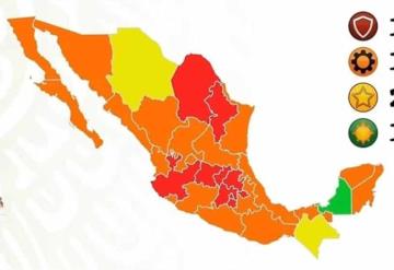 10 estados en semáforo rojo por COVID-19