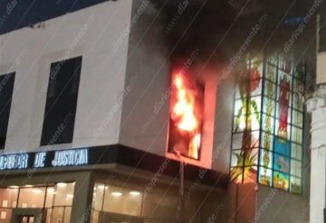 Se incendia segunda planta del Tribunal Superior de Justicia