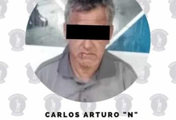 Detienen a Carlos Arturo "N" como presunto responsable de violencia de género