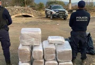 Detienen a un hombre con 118 kilos de marihuana en Tiripetío Morelia