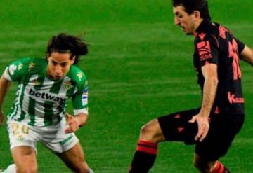 Laínez no estará en las practicas del Betis a causa de posible COVID-19