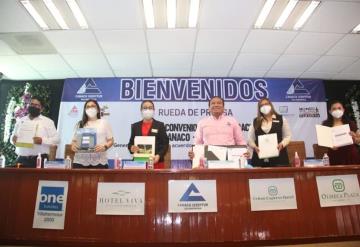 Firma convenio Canaco-Servytur con hoteles importantes de Villahermosa