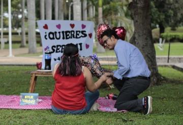 Disfrutaron un ´San Valentín´ diferente debido a la pandemia