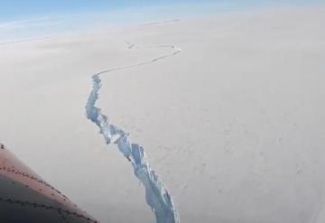 Iceberg se desprende en la Antártida; mide casi mil 270 kilómetros cuadrados