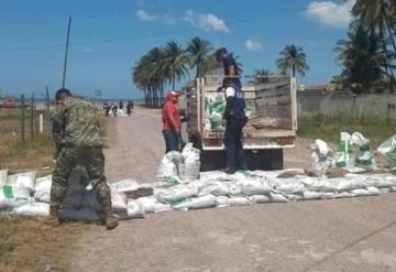 Se  realiza el cierre de las playas del municipio de Centla