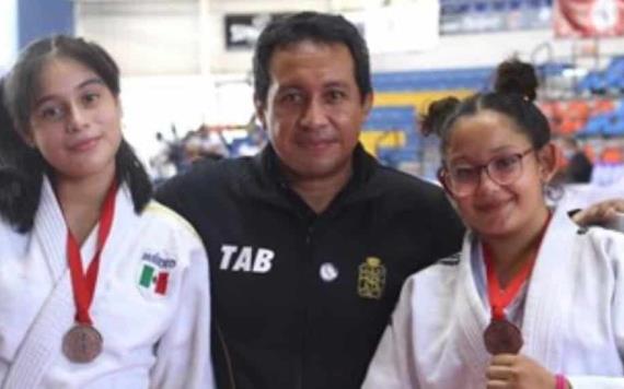 Judokas tabasqueñas se broncean en Jalisco