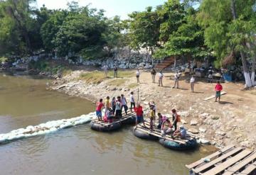 Aumenta flujo de familias migrantes en Chiapas