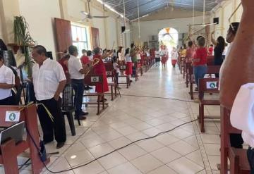 Celebran Domingo de Ramos en Astapa