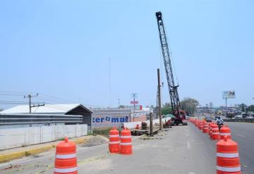 Inician trabajos de reparación en puente La Pigua