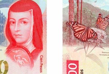 Sor Juana de 100 pesos se lleva el premio al billete del año 2020