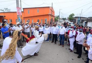 Con danza del caballo blanco, comunidad Yokotan recibe a Yolanda Ozuna