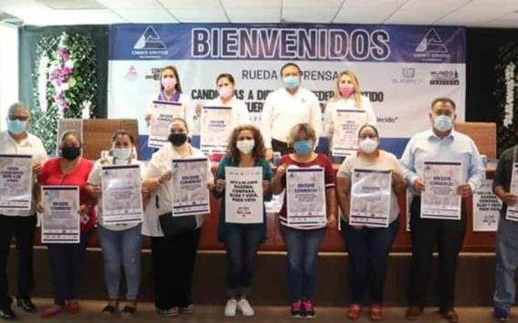 CANACO: encuentro con las candidatas a las diputaciones federales por el partido Fuerza por México