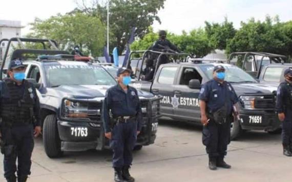 Policía Estatal arribó a Jonuta para brindar seguridad a población
