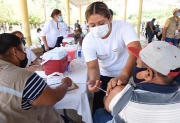 Se instaló módulo de vacunación para personas de 50 a 59 años