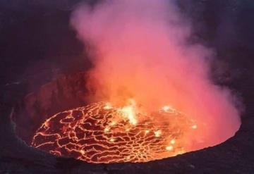 Imágenes de la repentina erupción del volcán en la República Democrática del Congo