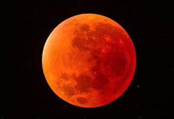 Eclipse total de Luna de sangre sucederá este miércoles 26 de mayo