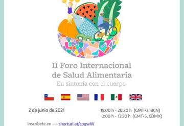 II Foro Internacional de Salud Alimentaria. En sintonía con el cuerpo