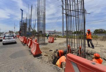 Avanza obra del distribuidor vial en Guayabal