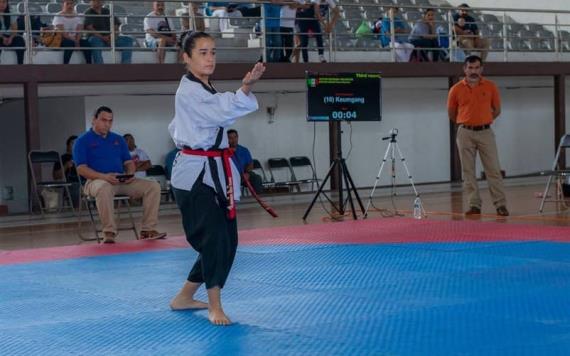 Taekwondoín tabasqueña calificada en poomsae a los Juegos Nacionales CONADE 2021