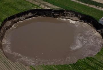 Socavón de Puebla fue causa natural: Conagua 