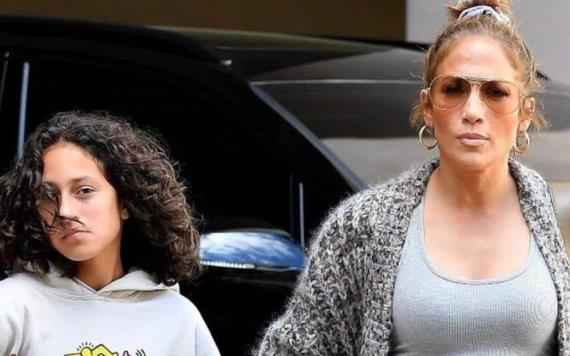 Critican la apariencia de Emme, hija de Jennifer Lopez