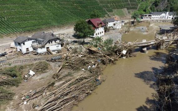 Sube a 165 el número de muertos por inundaciones en Alemania