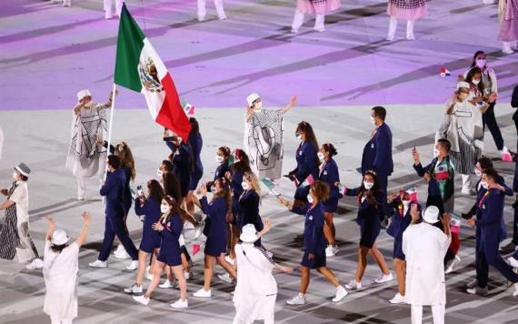 Así fue el uniforme de los mexicanos en la inauguración de los Juegos Olímpicos