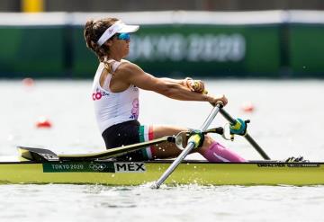 La remera mexicana Kenia Lechuga obtuvo el cuarto lugar en la Final C de Remo