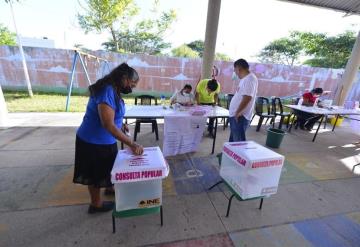 Contundente fue el voto por el sí: conteo preliminar del INE