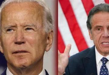 Joe Biden, presidente de EU, pidió la renuncia del gobernador de NY, Andrew Cuomo