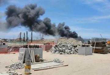 Se incendia fuente de diésel de plataforma en API Dos Bocas