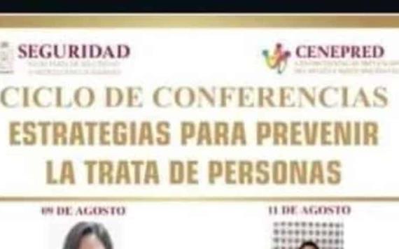 CENEPRED organiza el ciclo de conferencias “Estrategias para prevenir la trata de personas”