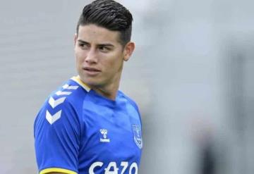 James Rodríguez aislado por brote de covid en el Everton