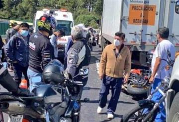 Accidente en la carretera México-Cuernavaca deja al menos 6 personas fallecidas y 15 heridos