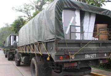 Entregan enseres domésticos a afectados de inundaciones en Jalapa