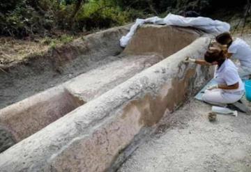 Hallan cuerpo momificado en Pompeya