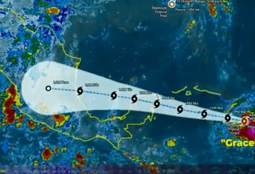 Advierten doble impacto de “Grace” como huracán en México