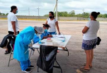 Instalan códigos QR para mejor atención en módulos de pruebas COVID en Villahermosa